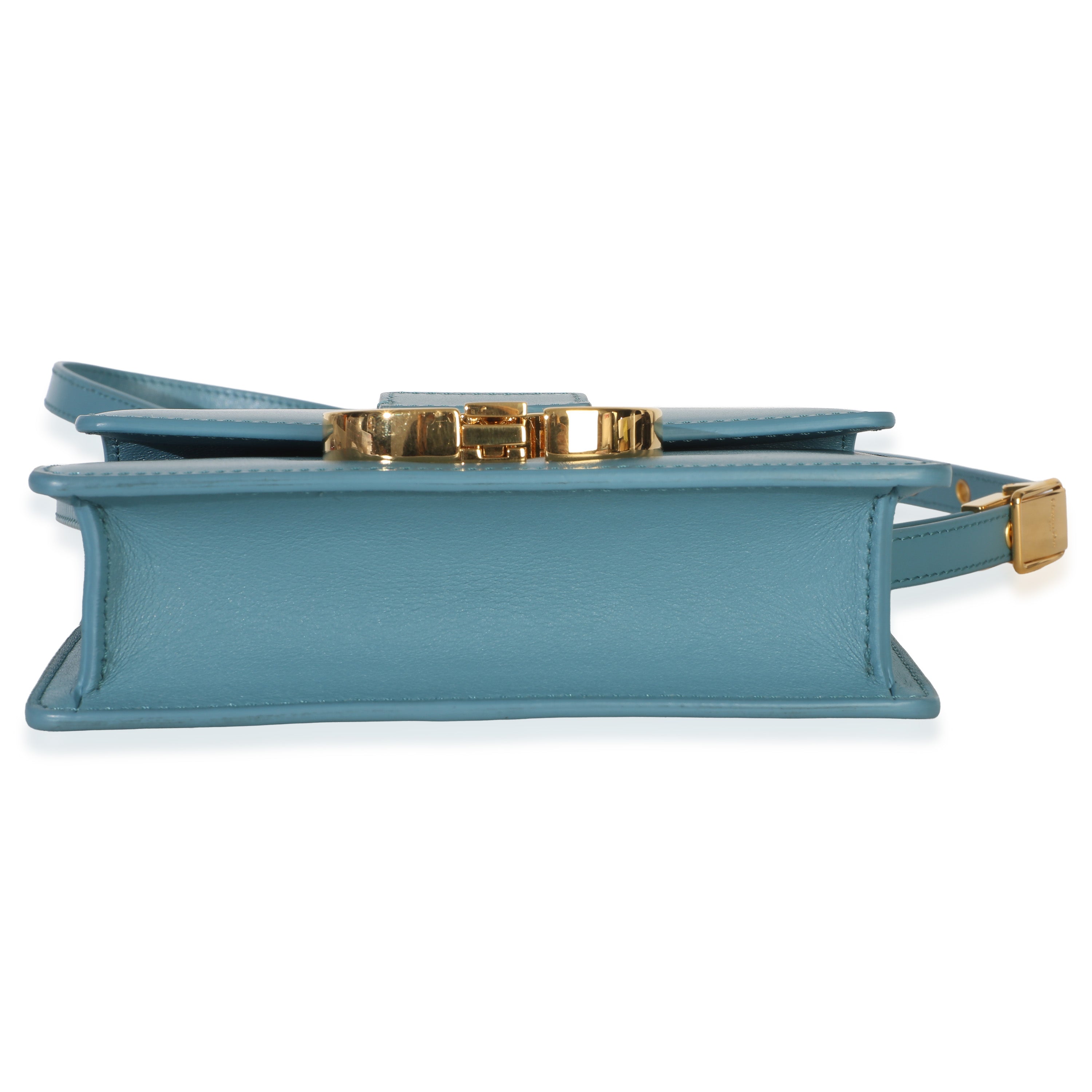 Christian Dior Blue Calfskin 30 Montaigne Micro Bag
