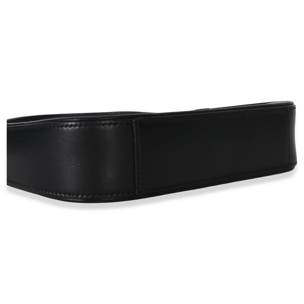 Saint Laurent Black Smooth Calfskin Mini Le 5 A 7 Hobo
