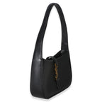 Saint Laurent Black Smooth Calfskin Mini Le 5 A 7 Hobo