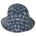 Louis Vuitton Blue Jacquard Denim Monogram Bucket Hat