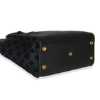 Louis Vuitton Black Calfskin Monogram Tufting On My Side MM