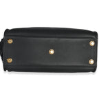Louis Vuitton Black Calfskin Monogram Tufting On My Side MM