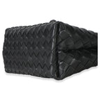 Black Nappa Intrecciato Small Andiamo Bag