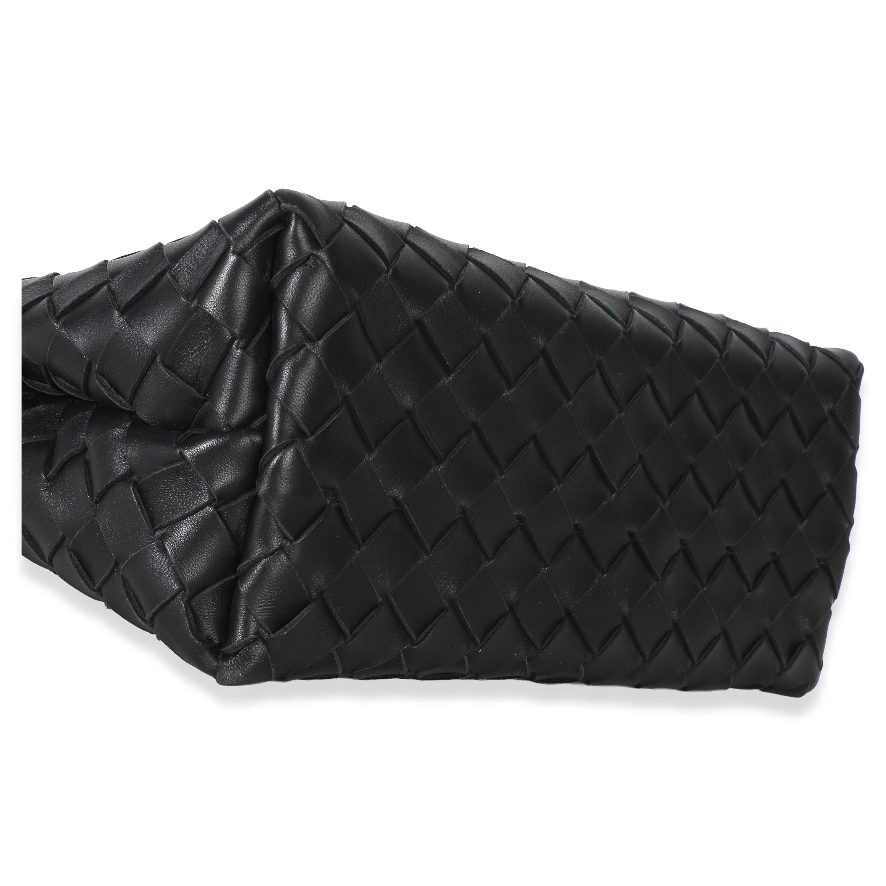 Black Nappa Intrecciato Small Andiamo Bag