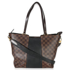 Louis Vuitton Canvas Damier Ebene Taurillon Jersey Tote