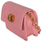 Christian Dior Pink Macrocannage Calfskin Micro Miss Caro Chain Bag