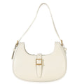 Saint Laurent Cream Smooth Calfskin Le Fermoir Hobo