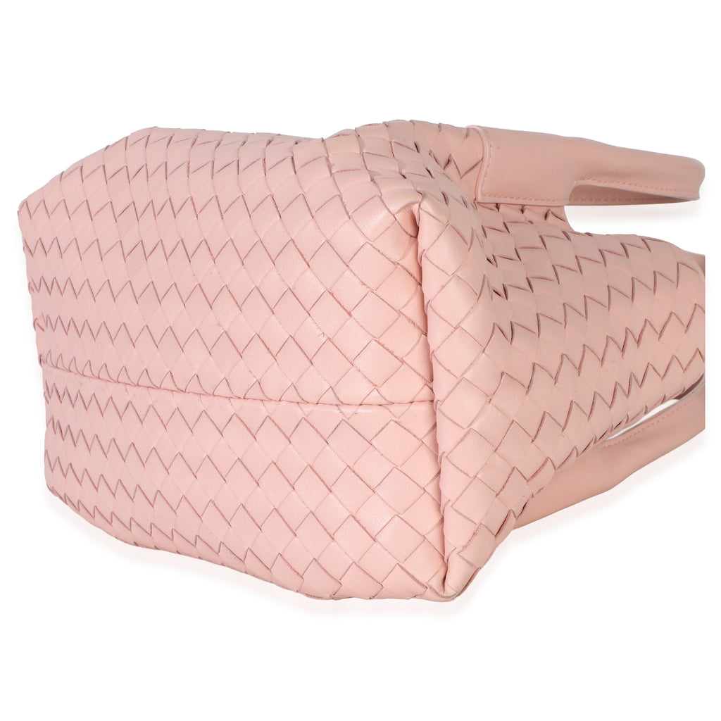 Rose Nappa Intrecciato Small Pinacoteca Tote