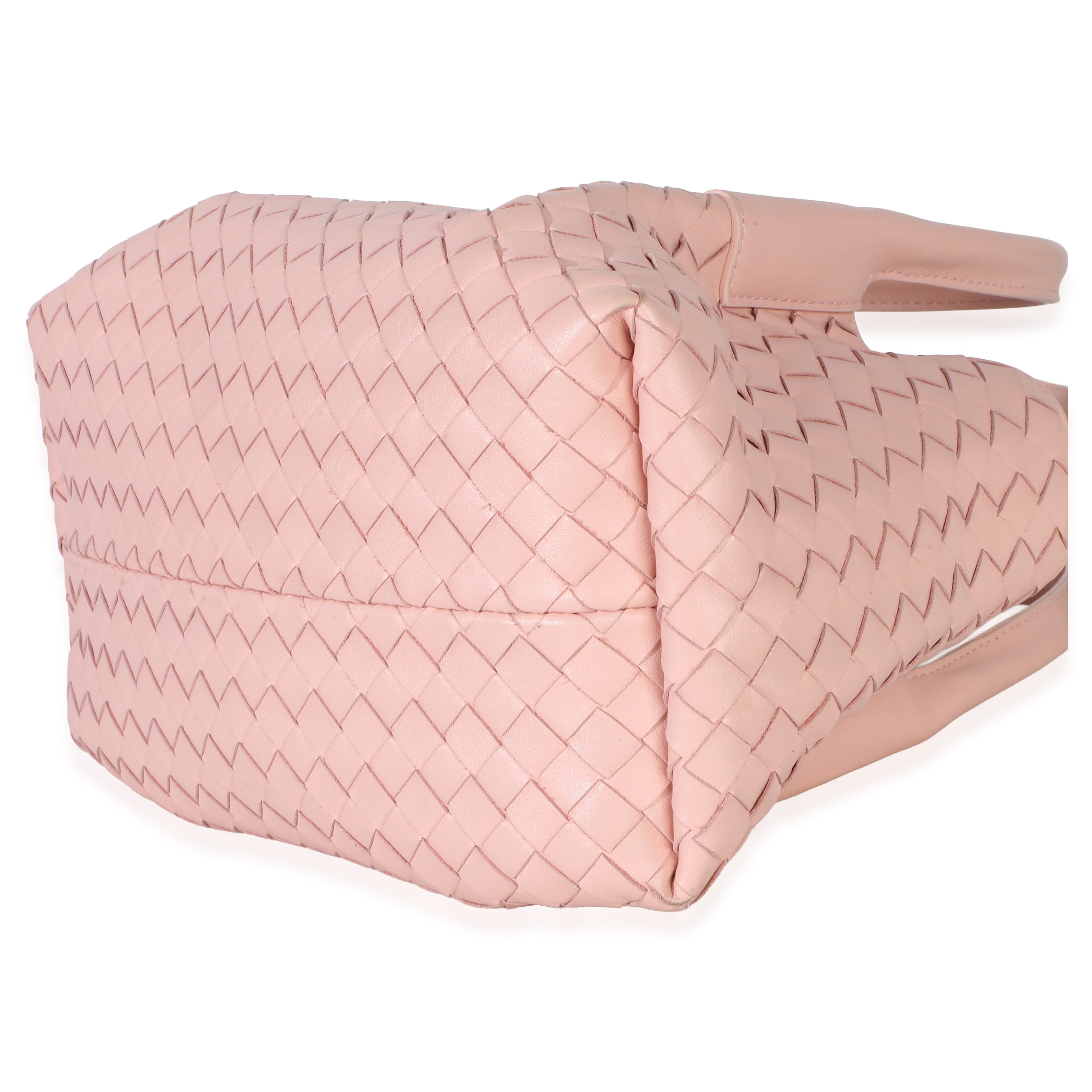 Rose Nappa Intrecciato Small Pinacoteca Tote