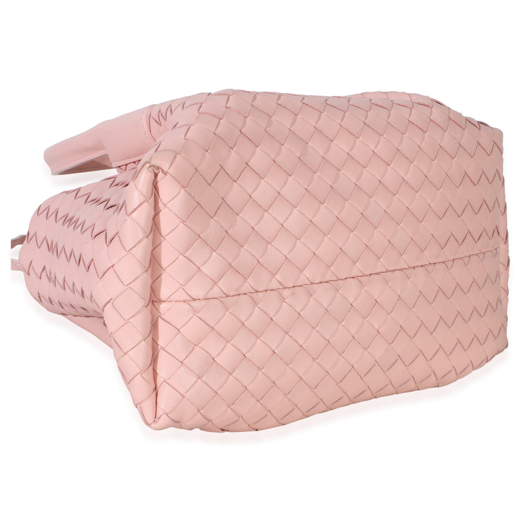 Rose Nappa Intrecciato Small Pinacoteca Tote
