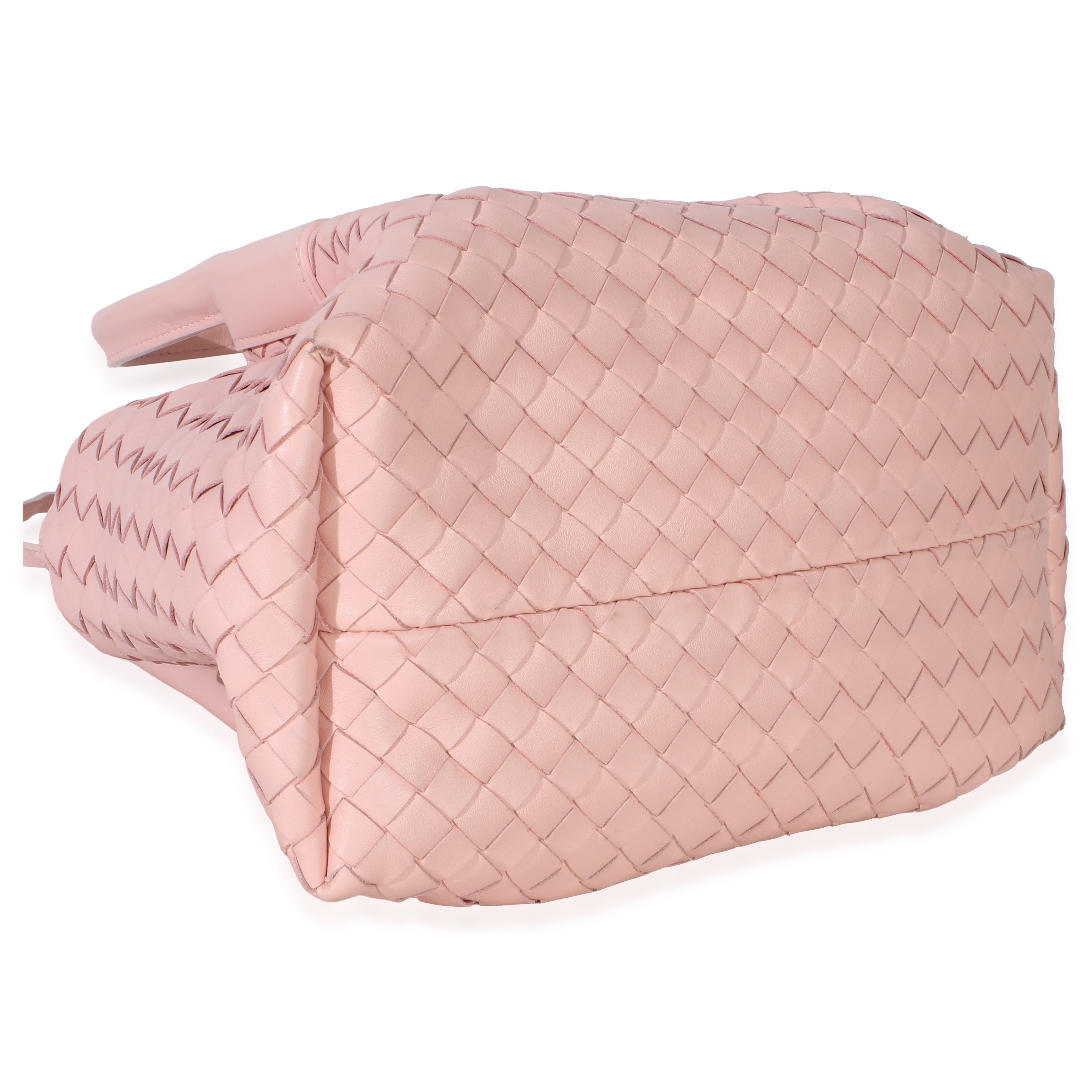 Rose Nappa Intrecciato Small Pinacoteca Tote