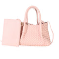 Rose Nappa Intrecciato Small Pinacoteca Tote