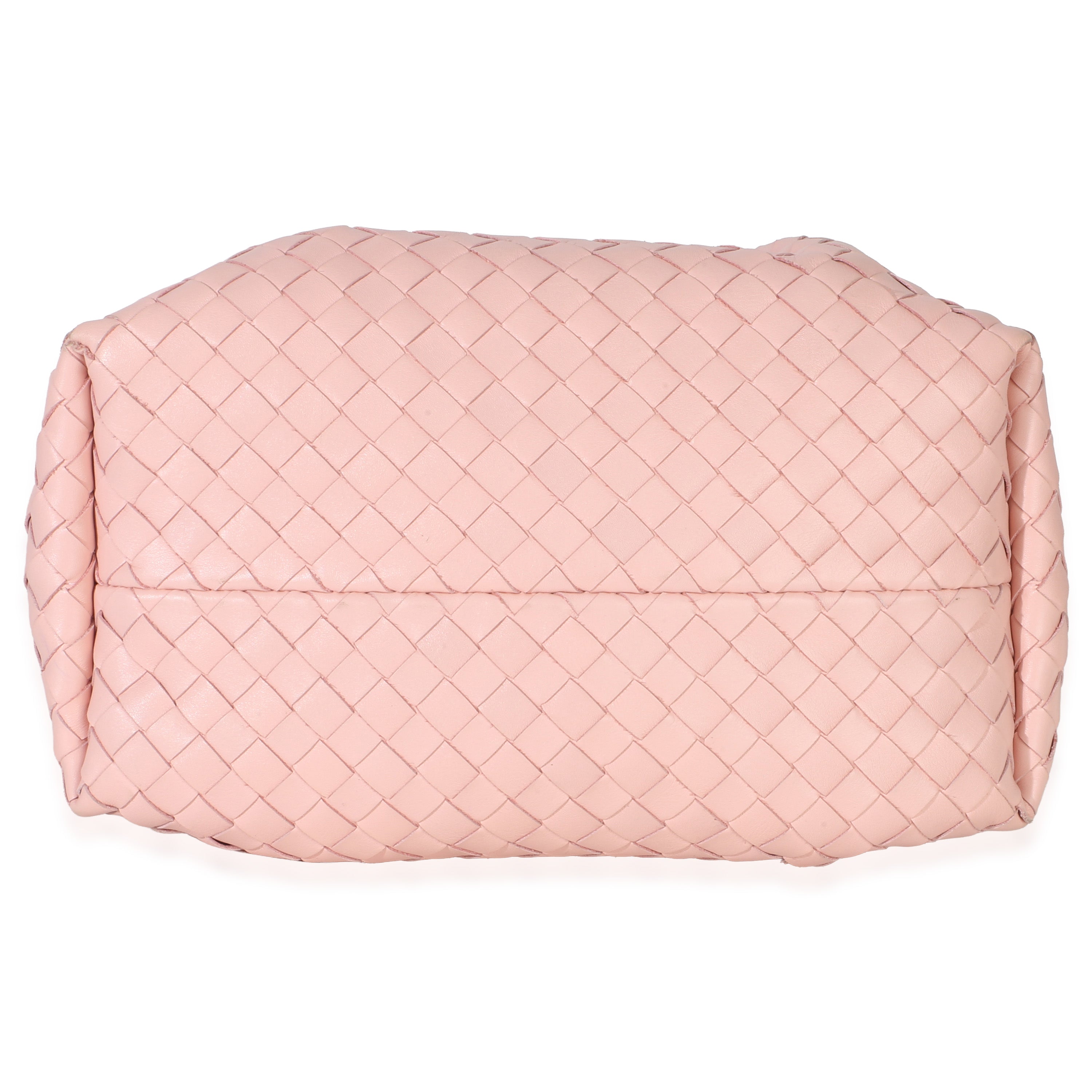 Rose Nappa Intrecciato Small Pinacoteca Tote
