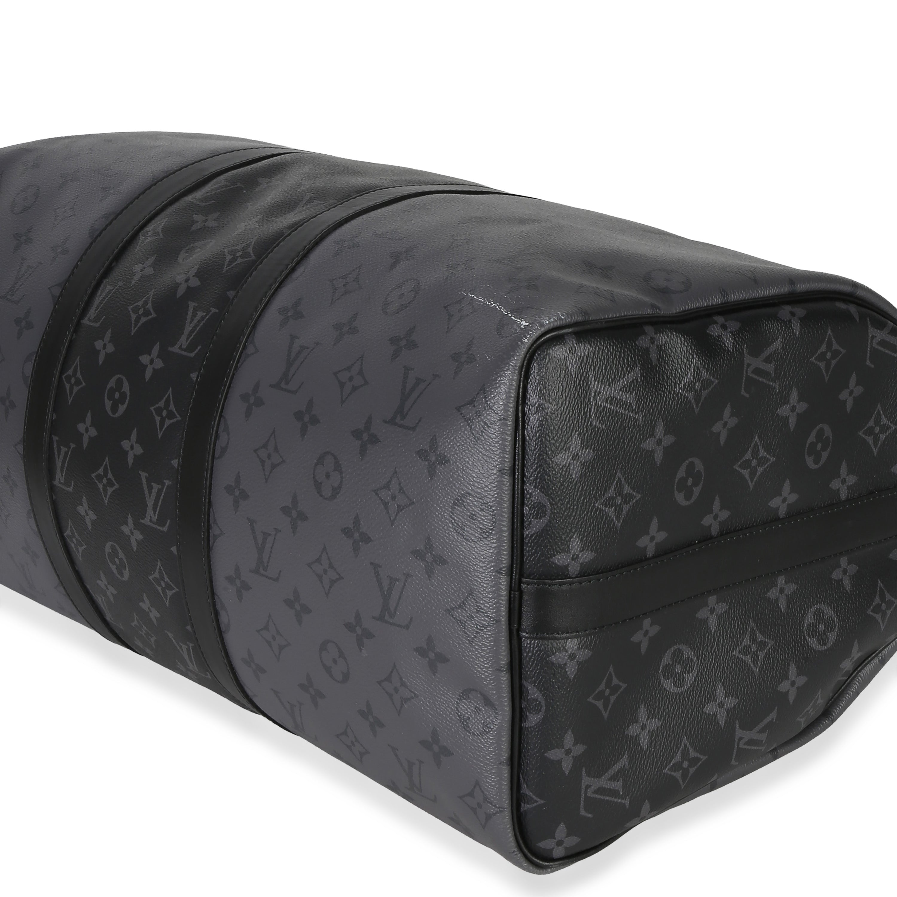 Louis Vuitton Reverse Monogram Eclipse Canvas Keepall Bandouliere 50