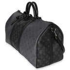 Louis Vuitton Reverse Monogram Eclipse Canvas Keepall Bandouliere 50