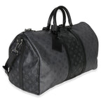 Louis Vuitton Reverse Monogram Eclipse Canvas Keepall Bandouliere 50