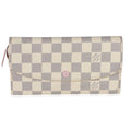 Louis Vuitton Damier Azur Canvas Emilie Wallet