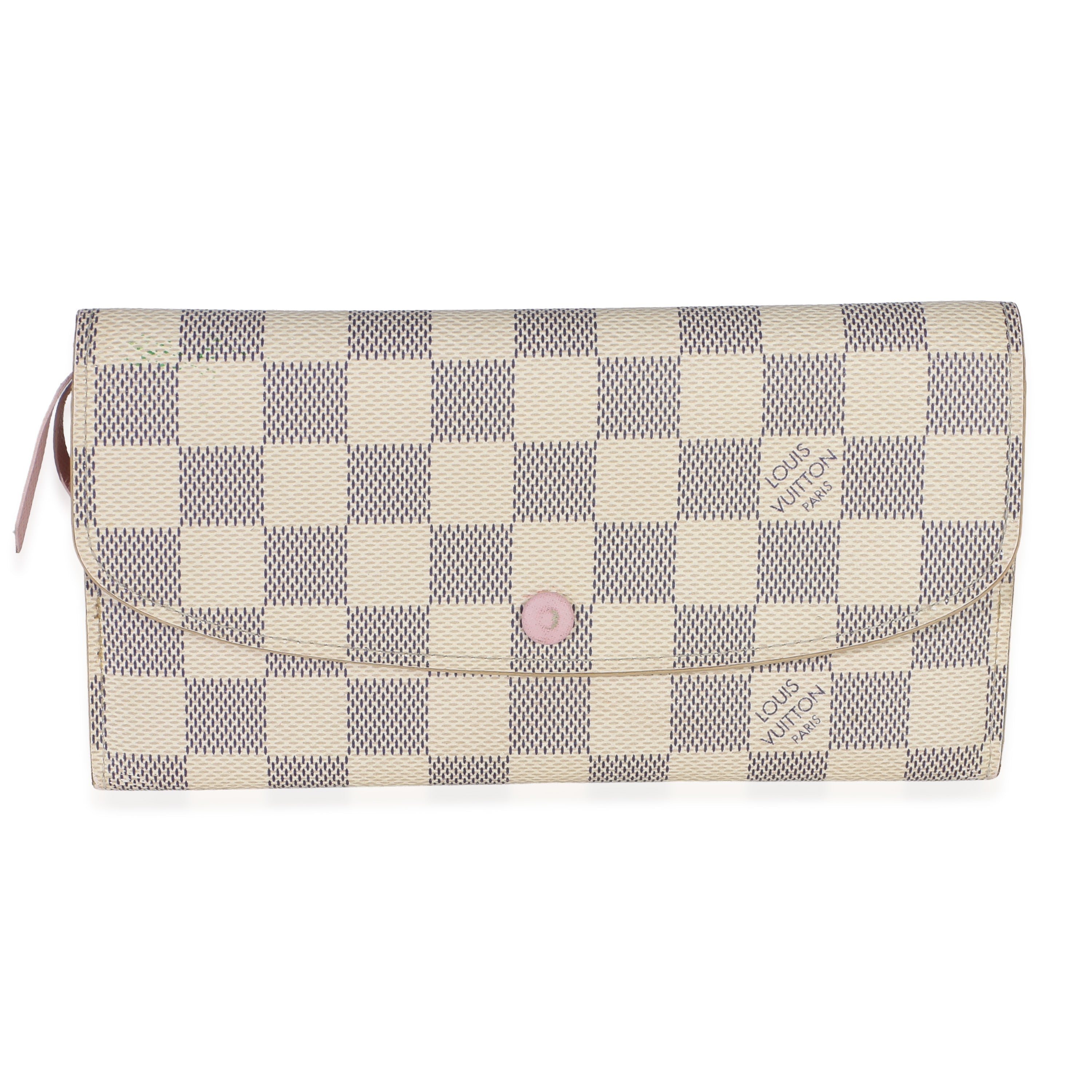 Louis Vuitton Damier Azur Canvas Emilie Wallet