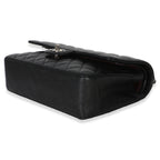 Chanel Black Quilted Caviar Medium Classic Double Flap Handbag