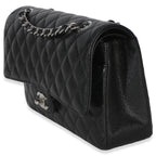 Chanel Black Quilted Caviar Medium Classic Double Flap Handbag