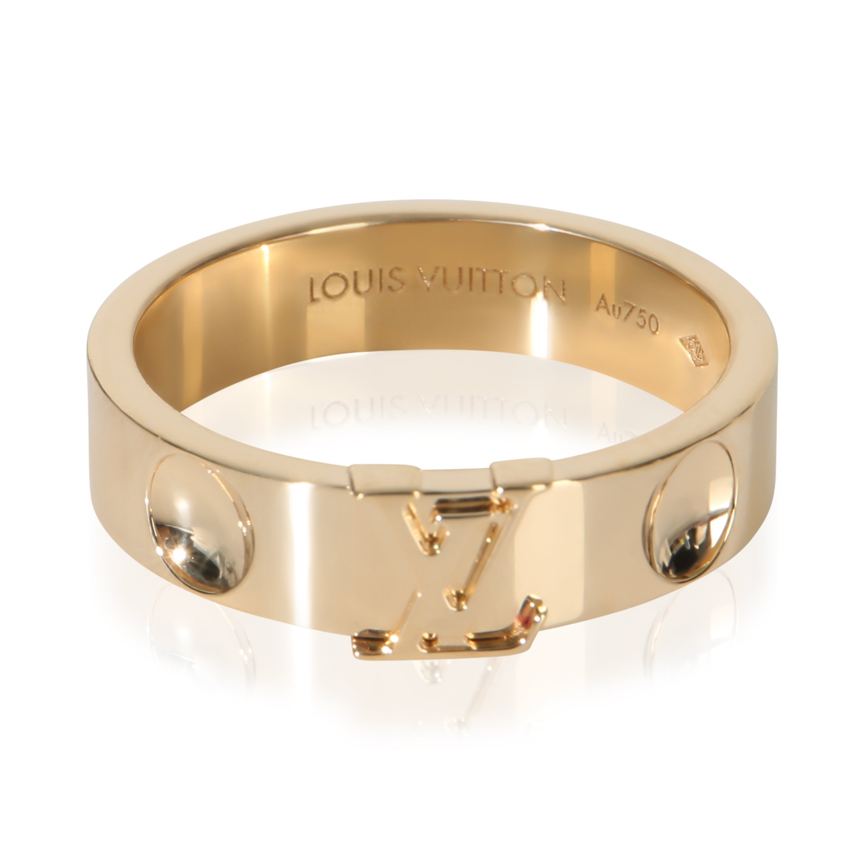Louis Vuitton Yellow Gold  Empreinte Ring