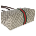 Gucci Beige GG Supreme Canvas Medium Ophidia Tote