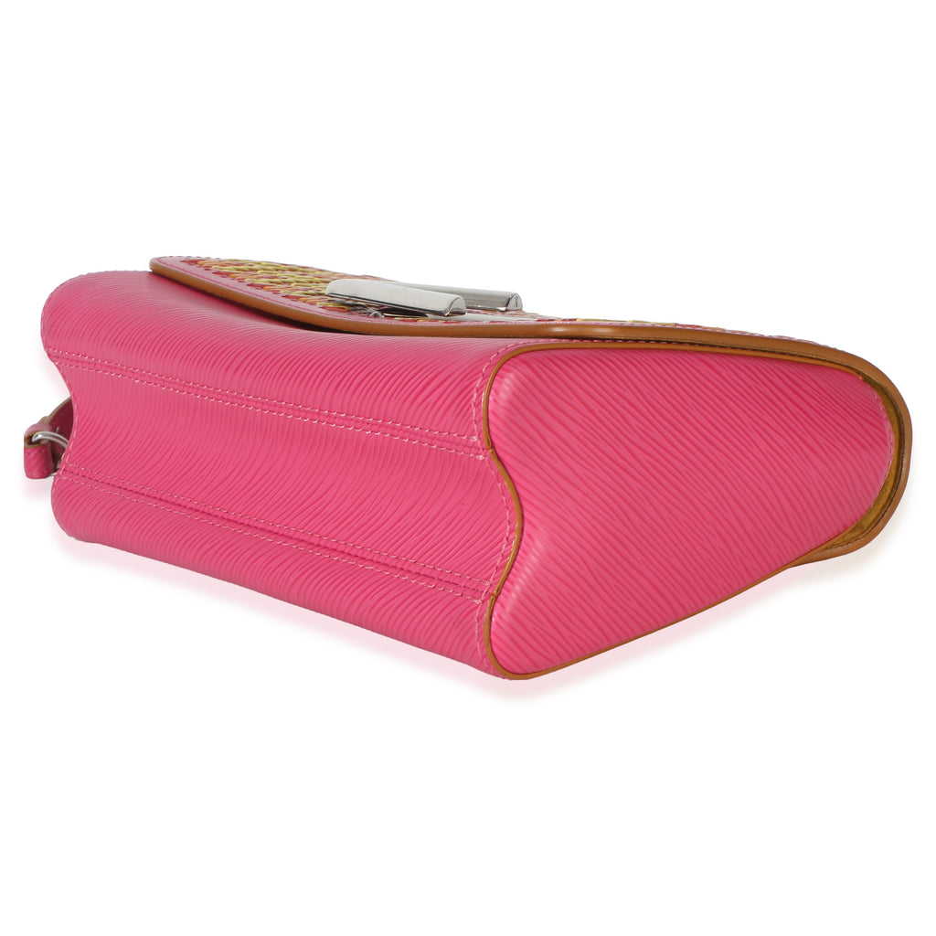 Louis Vuitton Pink Multicolor Stitch Epi Twist MM