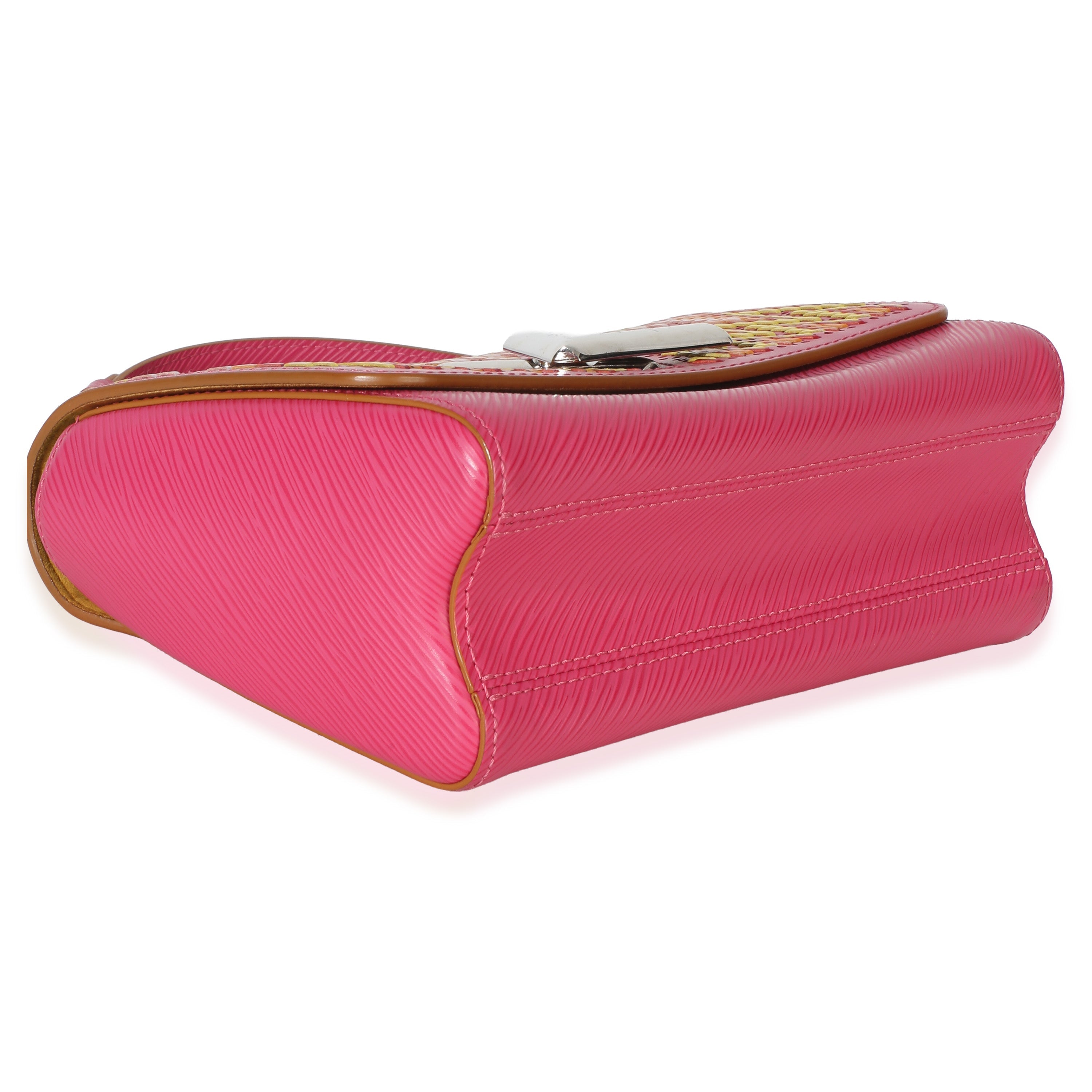 Louis Vuitton Pink Multicolor Stitch Epi Twist MM