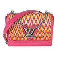 Louis Vuitton Pink Multicolor Stitch Epi Twist MM