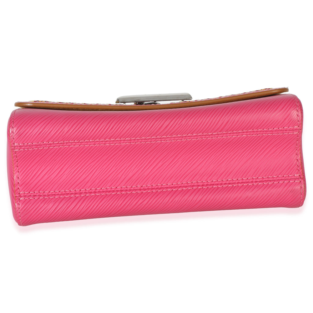 Louis Vuitton Pink Multicolor Stitch Epi Twist MM