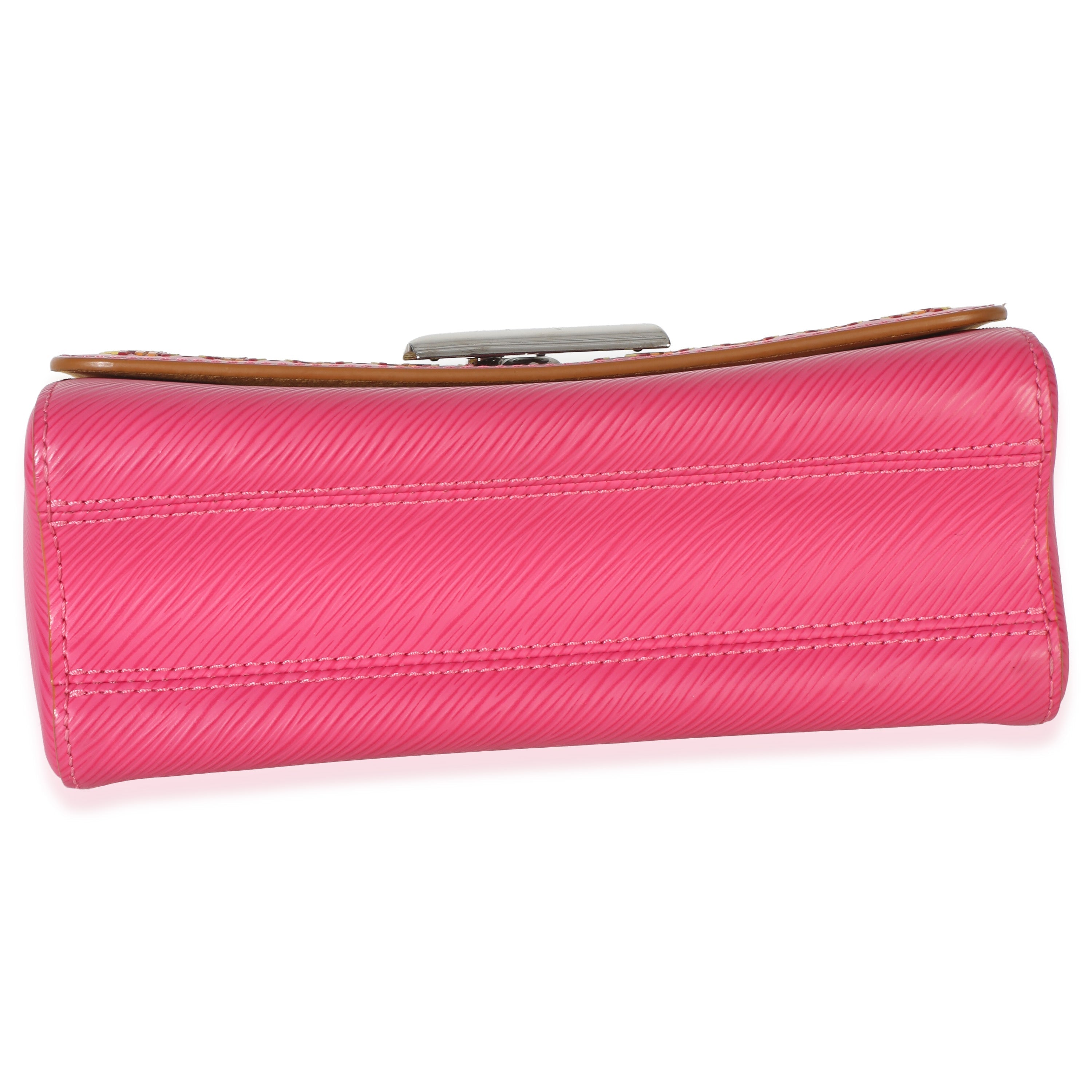 Louis Vuitton Pink Multicolor Stitch Epi Twist MM
