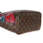 Louis Vuitton Red Multicolor Monogram Canvas Kabuki Neverfull MM