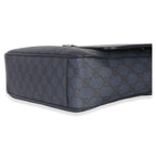 Gucci Blue Black Tender GG Supreme Dollar Calfskin Ophidia Messenger Bag