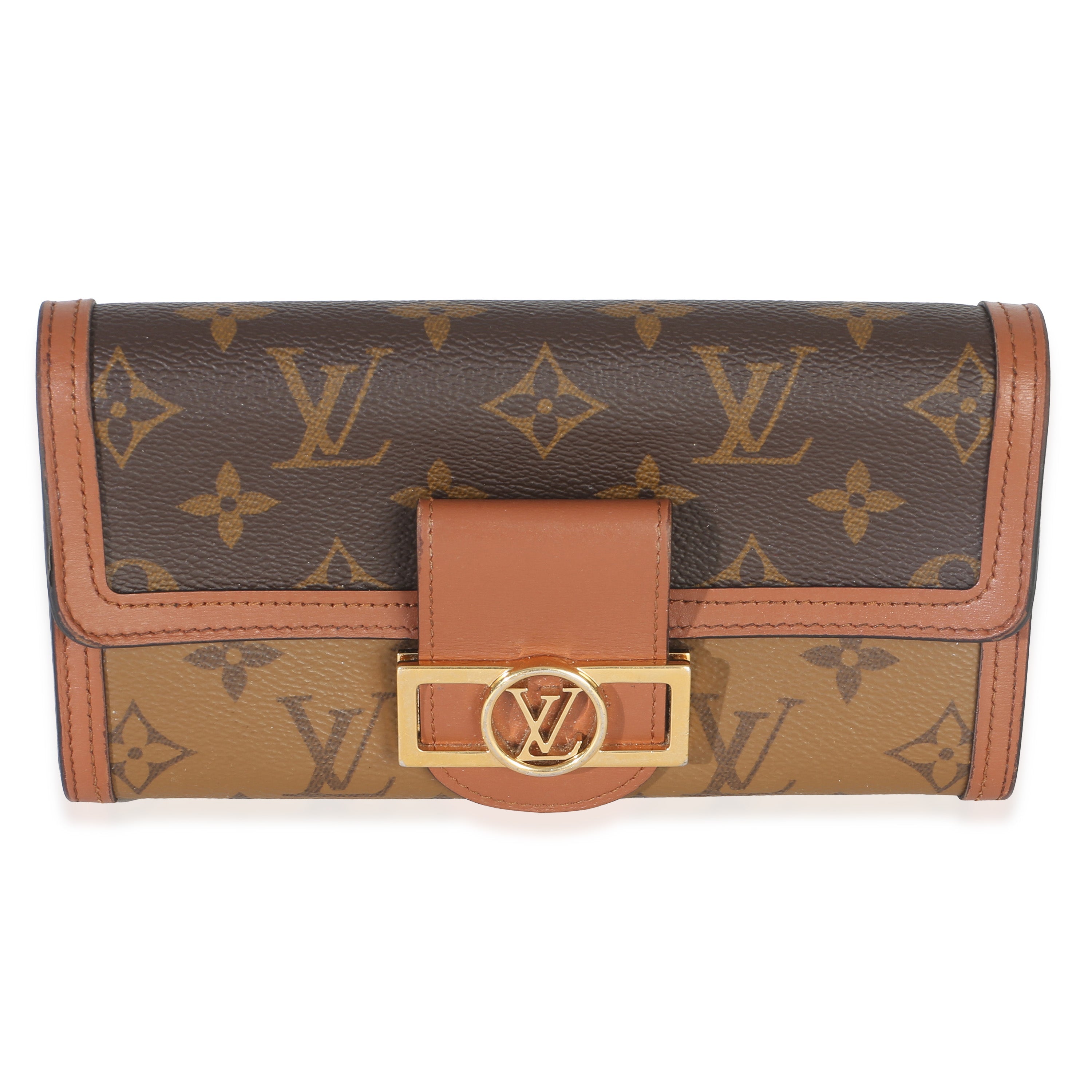 Louis Vuitton Reverse Monogram Canvas Dauphine Sarah Wallet