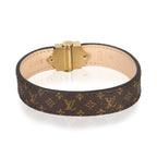Louis Vuitton Gold-Plated  Nano Monogram Bracelet