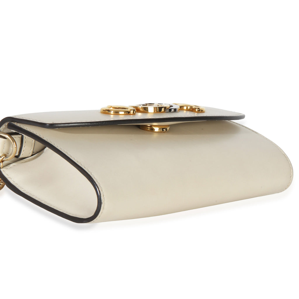 Gucci Cream Smooth Calfskin Mini Zumi Chain Shoulder Bag