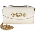 Gucci Cream Smooth Calfskin Mini Zumi Chain Shoulder Bag