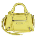 Yellow Grained Calfskin Small Neo Classic City Bag