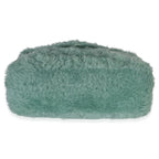 Saint Laurent Shearling Quilted Monogram Small Loulou Puffer Chain Satchel