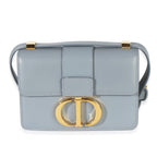 Christian Dior Blue Smooth Box Calfskin Micro 30 Montaigne Flap Bag