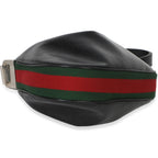 Gucci Black GG Crystal Coated Canvas Small Attache Crossbody Bag
