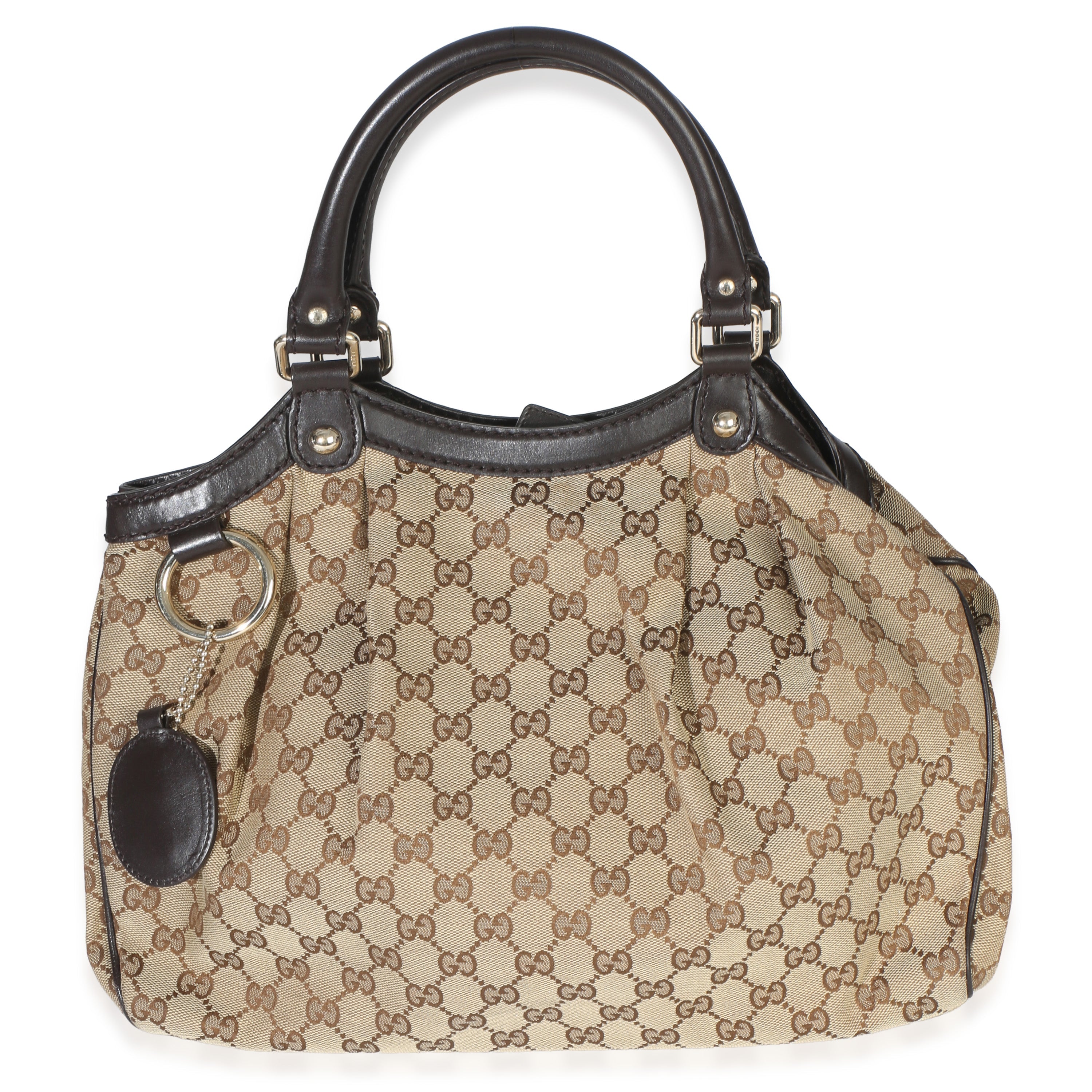 Gucci Beige GG Canvas Medium Sukey Tote