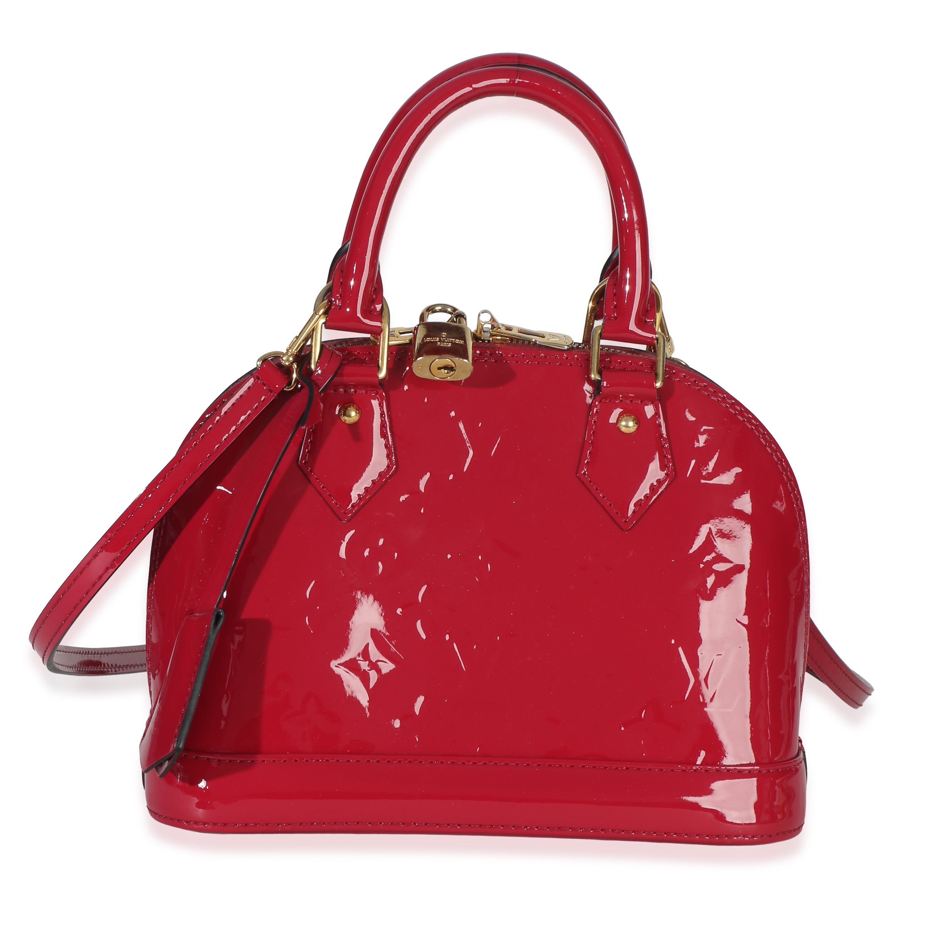 Louis Vuitton Fuchsia Monogram Vernis Alma BB
