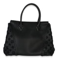 Louis Vuitton Black Monogram Tufted Veau Cachemire W Tote PM