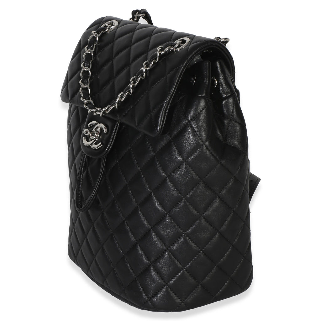 Chanel Black Quilted Lambskin Small Urban Spirit Backpack