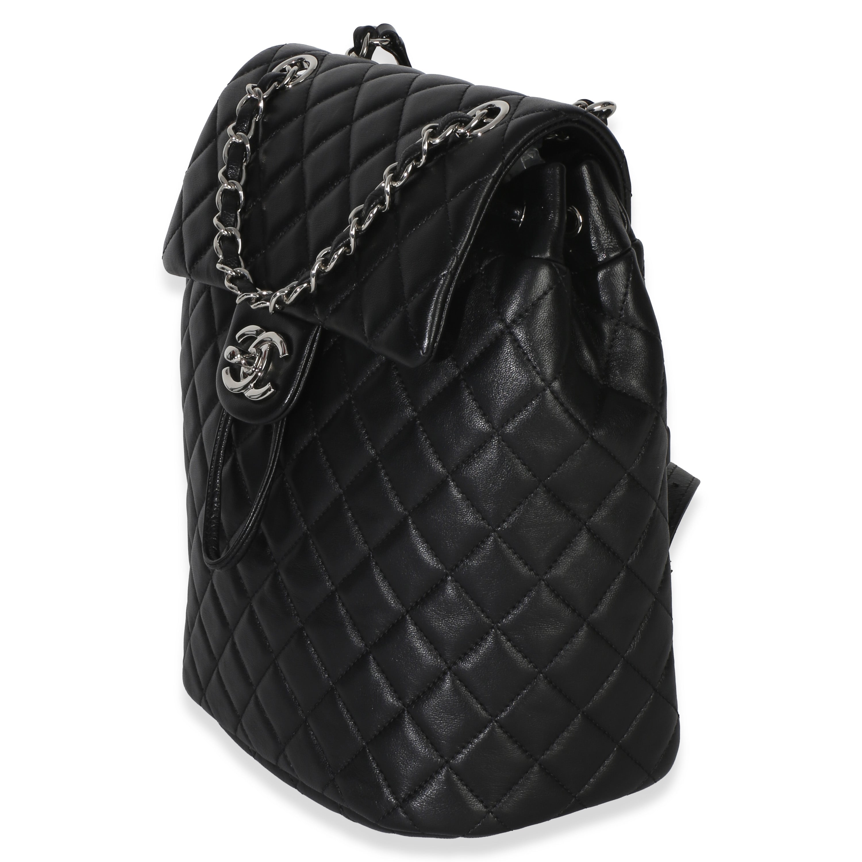 Chanel Black Quilted Lambskin Small Urban Spirit Backpack