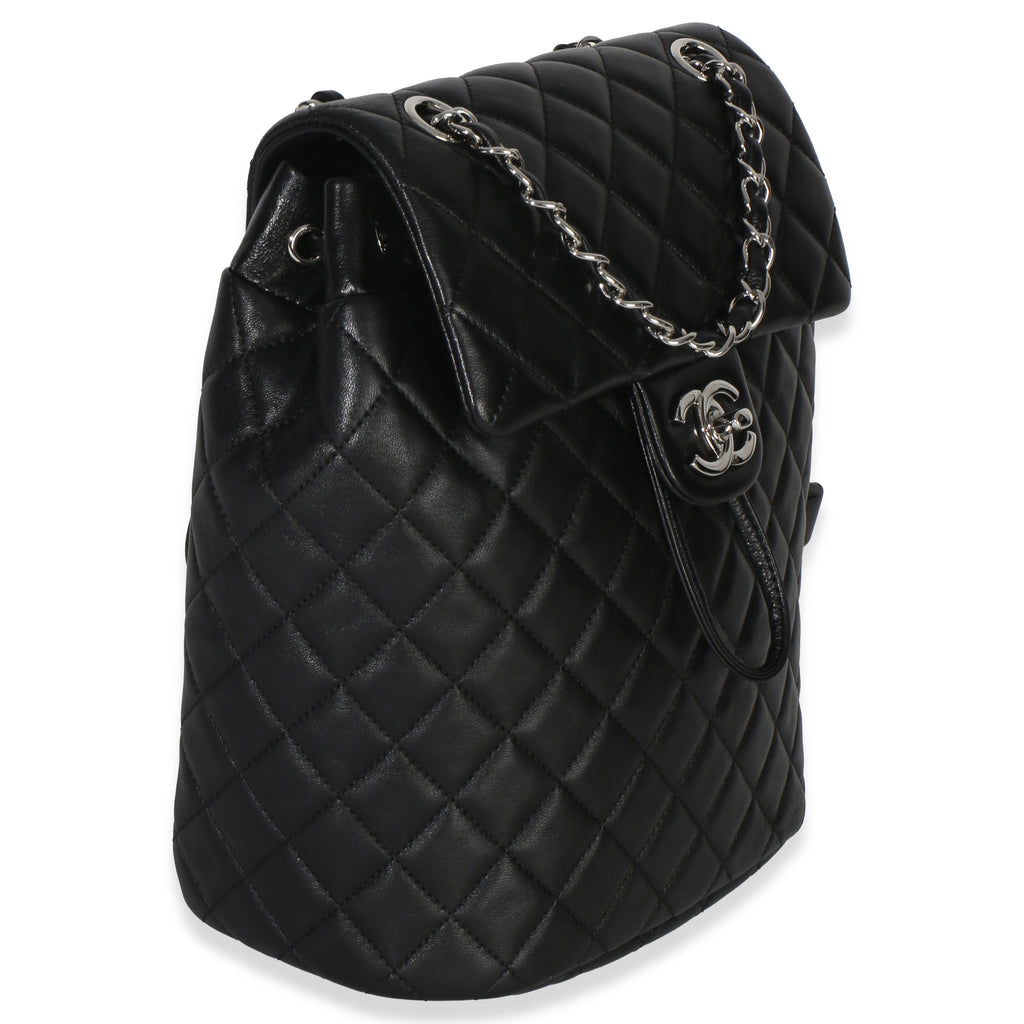 Chanel Black Quilted Lambskin Small Urban Spirit Backpack