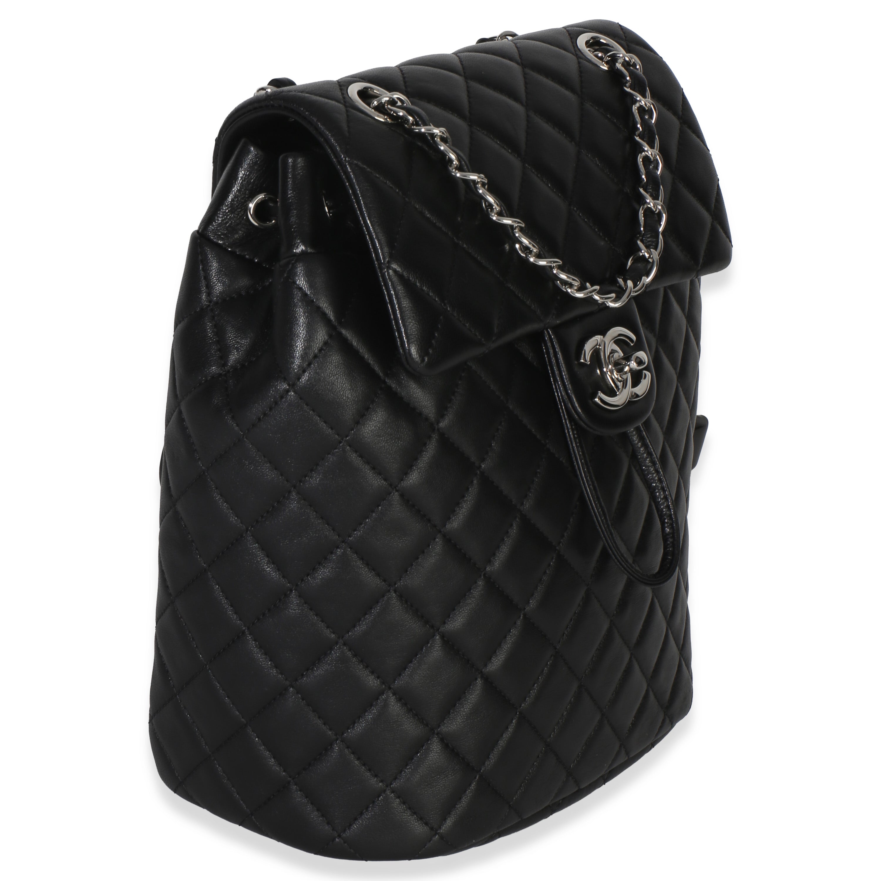 Chanel Black Quilted Lambskin Small Urban Spirit Backpack