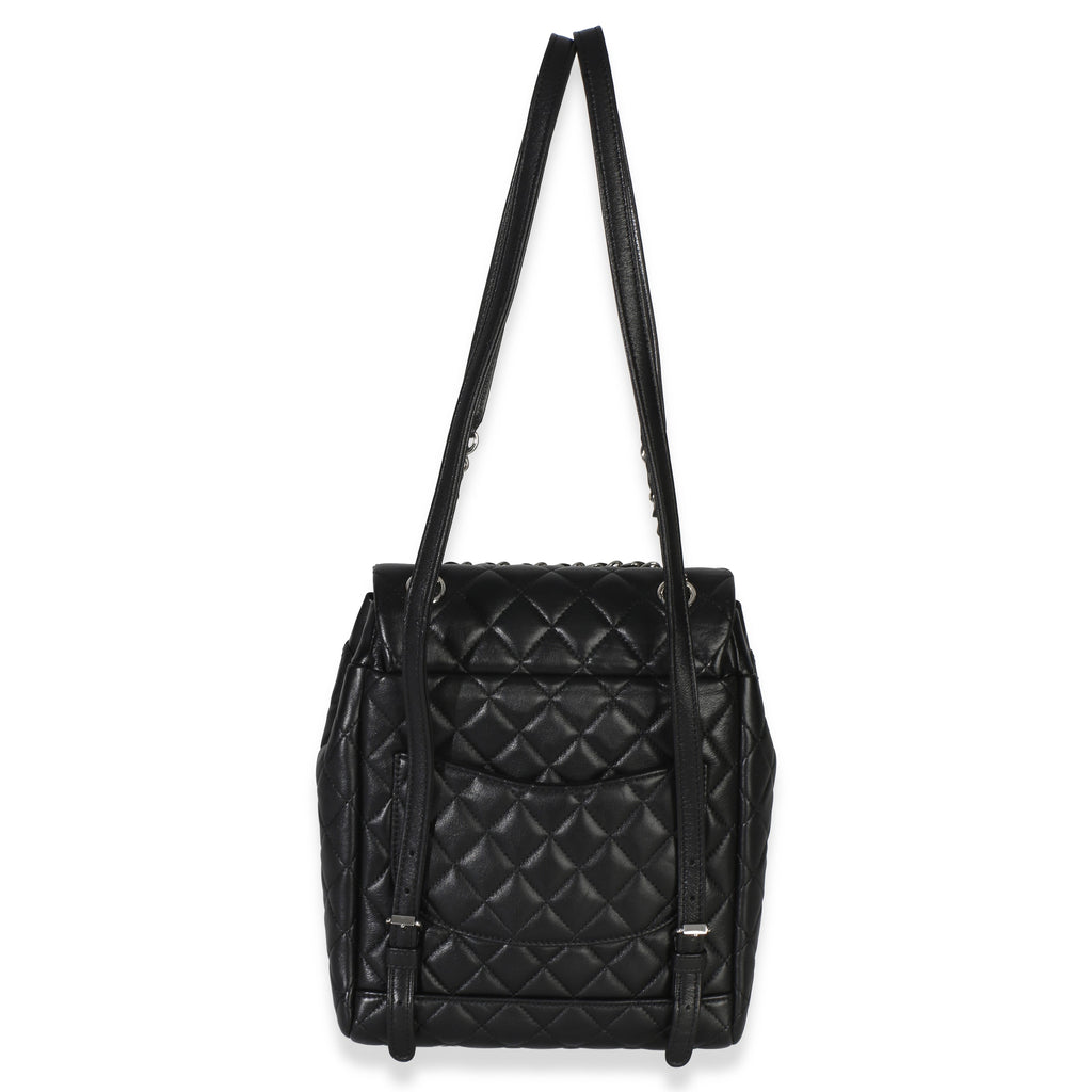 Chanel Black Quilted Lambskin Small Urban Spirit Backpack
