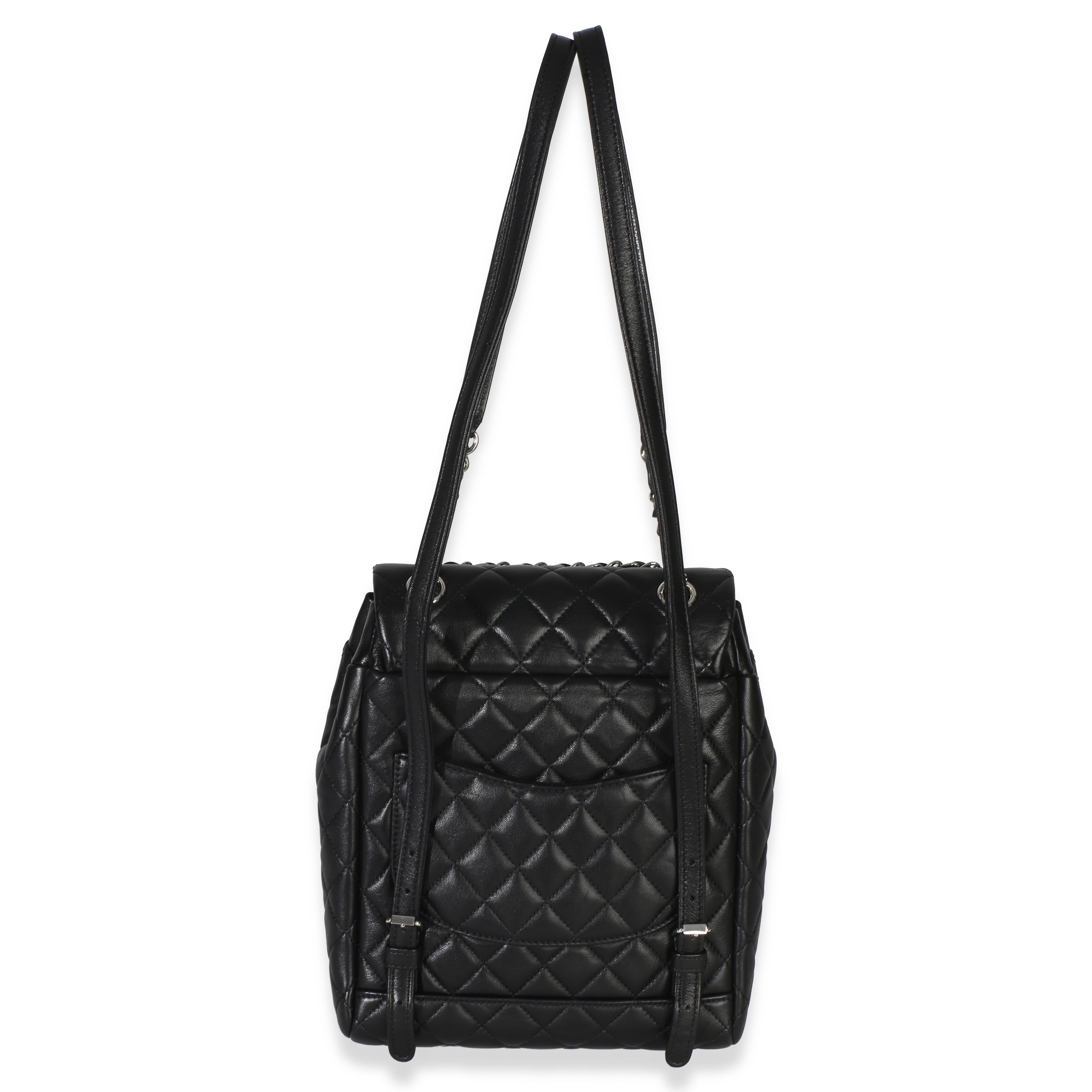 Chanel Black Quilted Lambskin Small Urban Spirit Backpack
